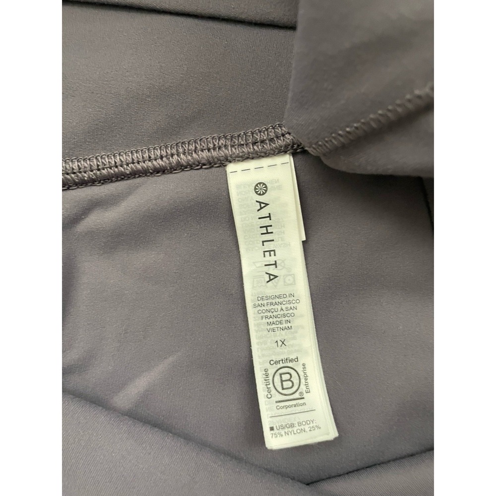 Athleta Women's 1X Purple Flare Leggings Yoga Pants Lounge Athleisure - Picture 3 of 5